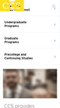 Mobile Screenshot of collegeforcreativestudies.edu